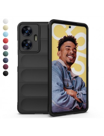 Realme C55 Kılıf Optimum Lens Çerçeveli Silikon Kapak