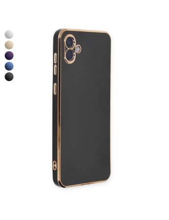 Samsung Galaxy A04E Kılıf Luxury Seri Kamera Korumalı Silikon Kapak