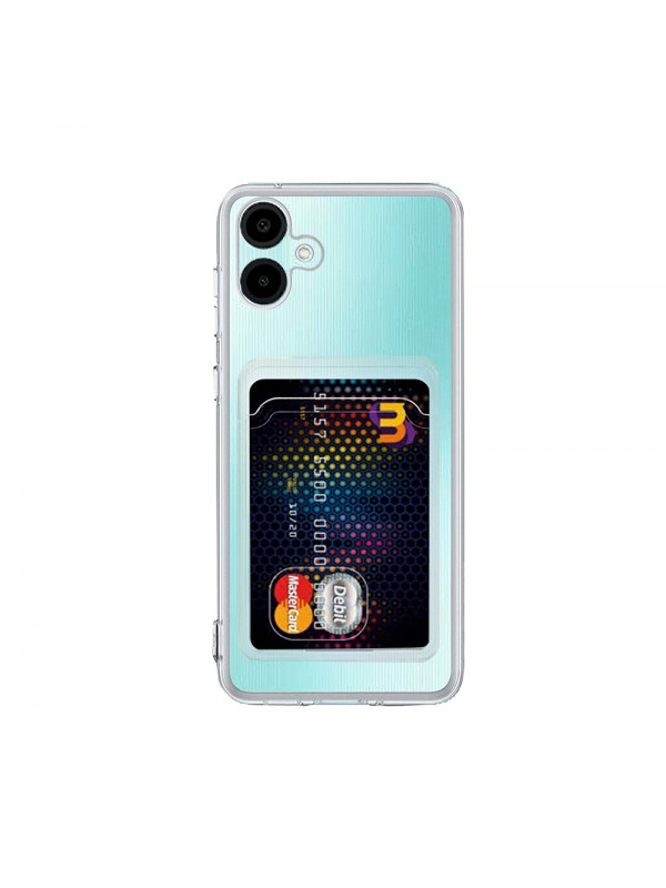Samsung Galaxy A06 Kılıf Cardy Şeffaf Kartlık Cepli Kapak…