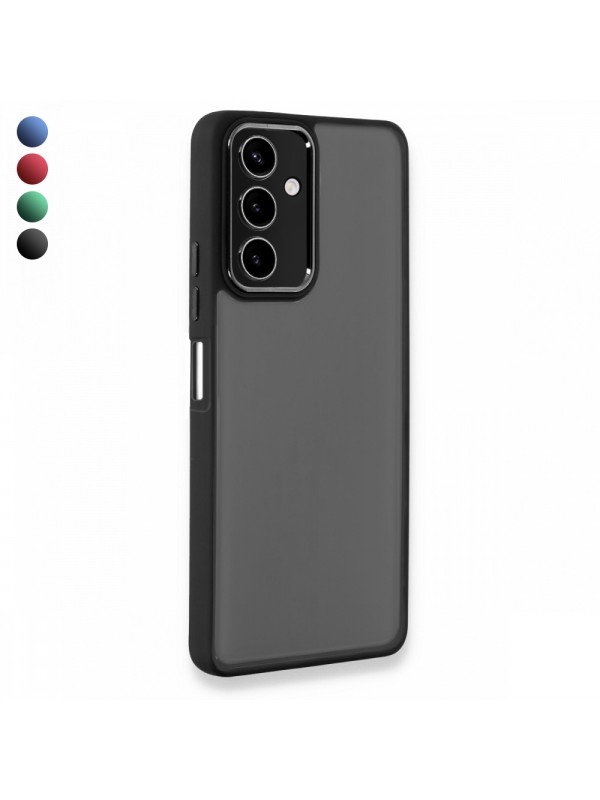 Samsung Galaxy A14 Kılıf Freya Lazer Lens Kamera Çerçeveli Silikon Kapak