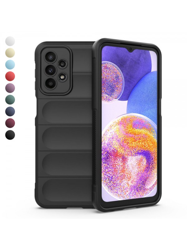 Samsung Galaxy A23 Kılıf Optimum Lens Çerçeveli Silikon Kapak
