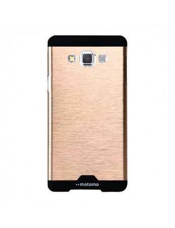 Samsung Galaxy A3 Metal Arka Kapak Motomo Gold