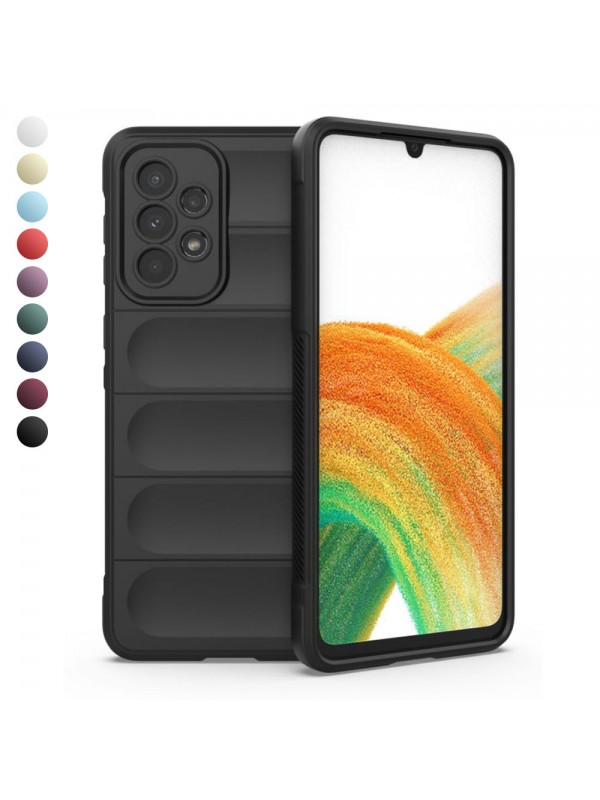 Samsung Galaxy A33 5G Kılıf Optimum Lens Çerçeveli Silikon Kapak