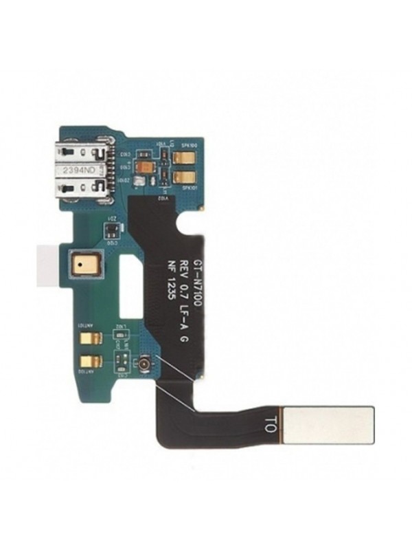 Samsung Galaxy Note 2 N7100 Şarj Soketi Mikrofon Bordu Film Orj…