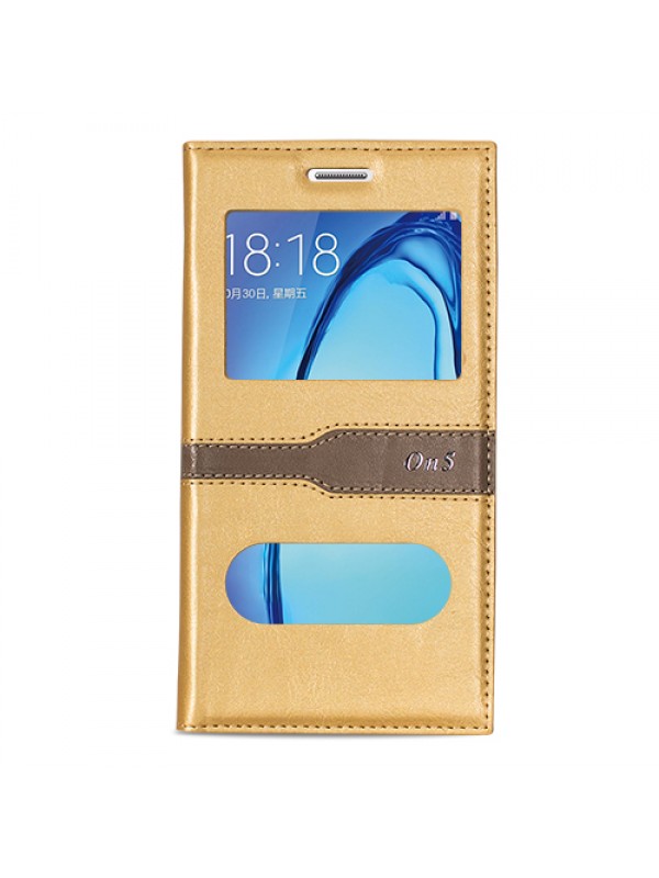 Samsung Galaxy On5 (G5520) Gizli Mıknatıslı Pencereli Magnum K…