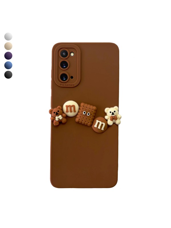 Samsung Galaxy S20 Kılıf 3D M Bear Kamera Korumalı Silikon Kapak…
