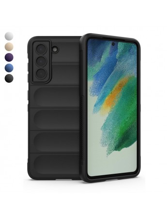 Samsung Galaxy S21 FE Kılıf Optimum Lens Çerçeveli Silikon Kapak
