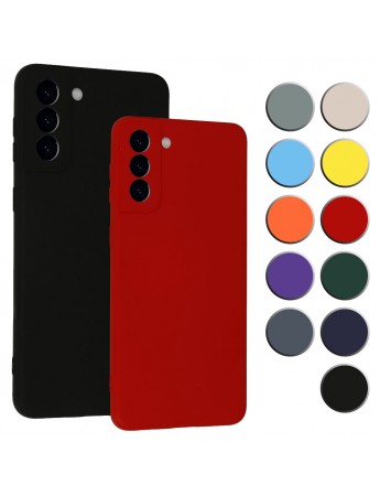 Samsung Galaxy S21 Kılıf Kamera Korumalı Lansman Silikon Kapak