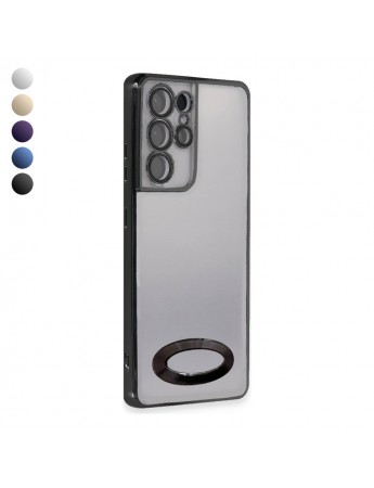 Samsung Galaxy S21 Ultra Kılıf Hole Lazer Silikon Kapak