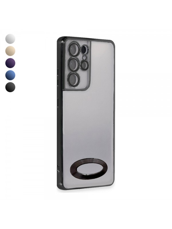 Samsung Galaxy S21 Ultra Kılıf Hole Lazer Silikon Kapak…
