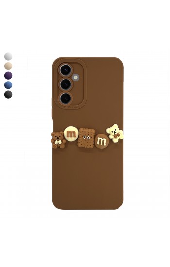 Samsung Galaxy S24 Plus Kılıf 3D M Bear Kamera Korumalı Silikon Kapak…
