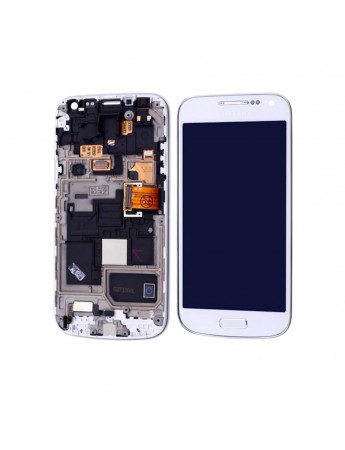 Samsung Galaxy S4 Mini I9190 LCD Ekran Dokunmatik Çıtalı Komple Beyaz