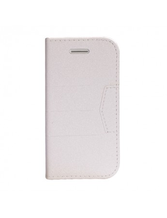 Samsung Galaxy S5 (G900) Dikişli ve Gizli Mıknatıslı Tiger Kılıf Beyaz