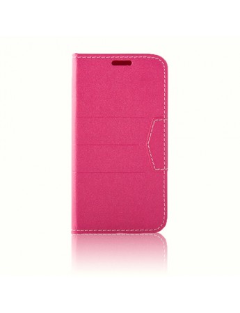 Samsung Galaxy S5 (G900) Dikişli ve Gizli Mıknatıslı Tiger Kılıf Pembe