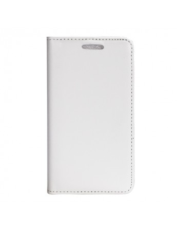 Samsung Galaxy S5 Mini (G800) Dikişli ve Gizli Mıknatıslı Tiger Kılıf Beyaz