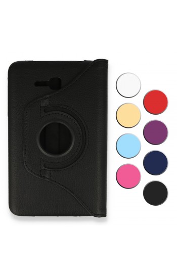 Samsung Tab 3 Lite (T110-T113) 360 Derece Döner Standlı Kılıf…