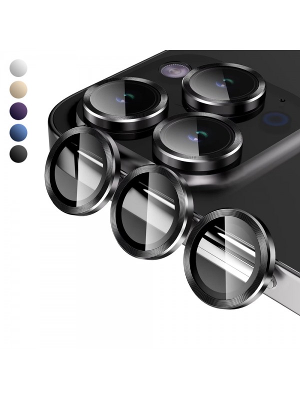 Shaza iPhone 15 Pro / iPhone 15 Pro Max Safir Kamera Lens Koruyucu 3l�…