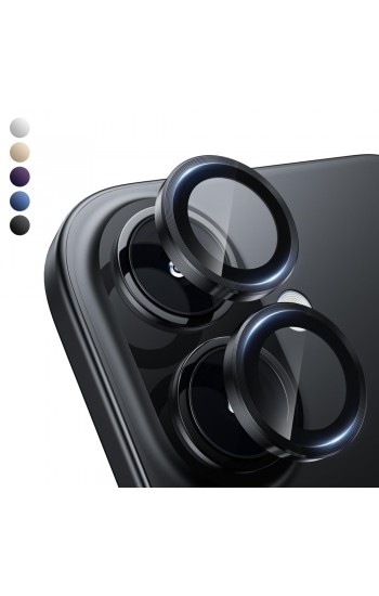 Shaza iPhone 16 / iPhone 16 Plus Safir Kamera Lens Koruyucu 3lü Set…
