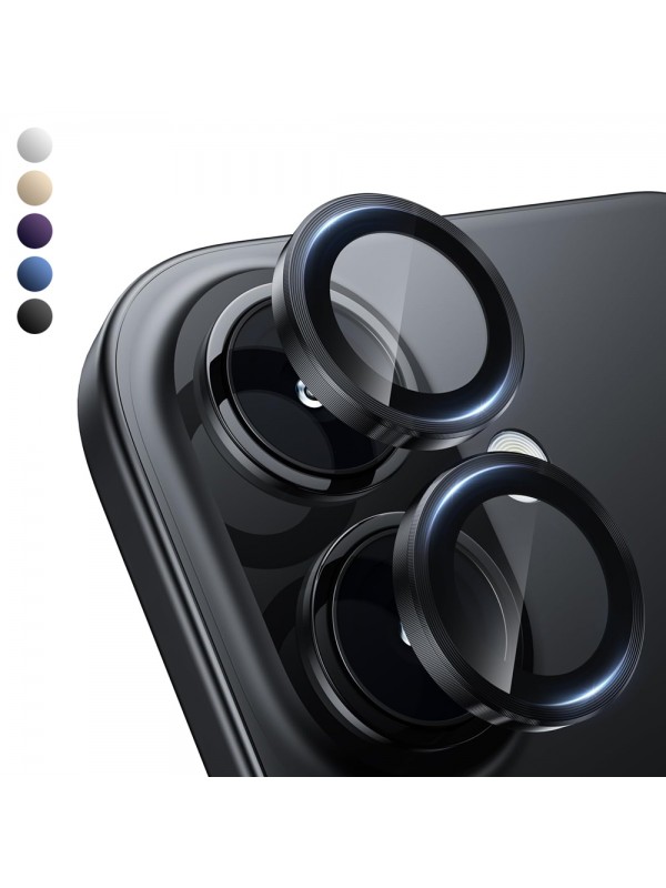 Shaza iPhone 16 / iPhone 16 Plus Safir Kamera Lens Koruyucu 3lü Set…