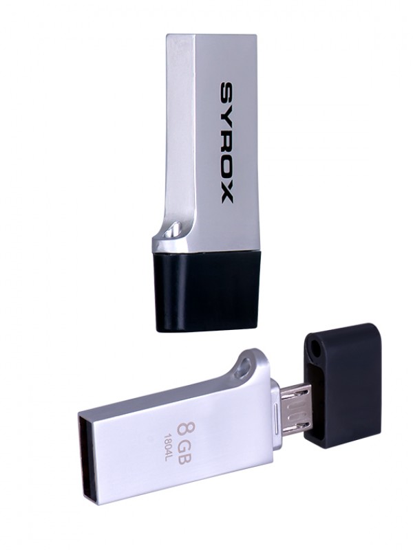 Syrox OTG8 Micro USB + USB Flash Bellek OTG 8GB…