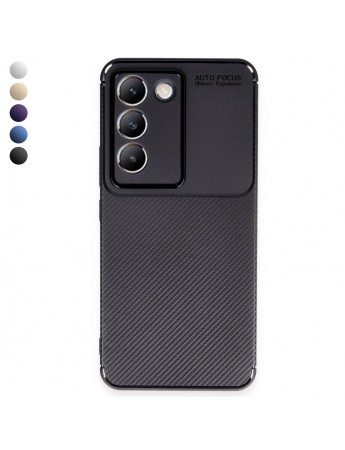 Vivo V30 Lite 4G Kılıf Focus Carbon Silikon Kapak