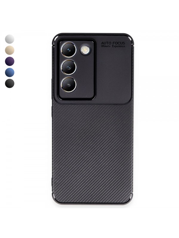 Vivo V30 Lite 4G Kılıf Focus Carbon Silikon Kapak