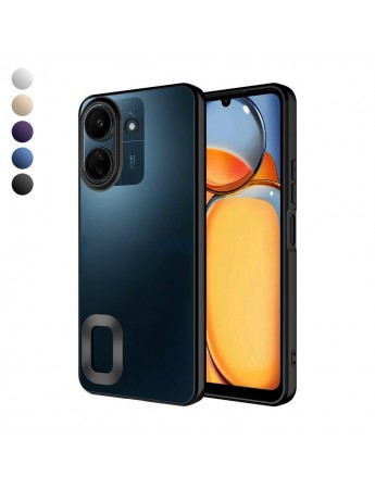 Xiaomi Redmi 13C / Poco C65 Kılıf Hole Lazer Silikon Kapak