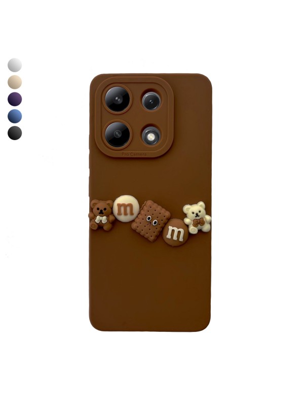 Xiaomi Redmi Note 13 Pro 4G Kılıf 3D M Bear Kamera Korumalı Si…