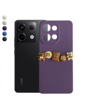 Xiaomi Redmi Note 13 Pro 5G Kılıf 3D M Bear Kamera Korumalı Silikon Kapak