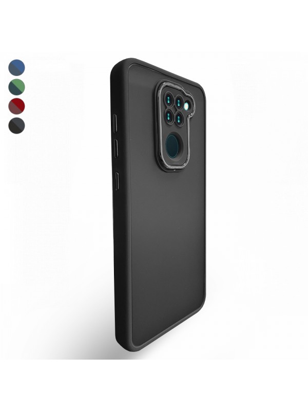 Xiaomi Redmi Note 9 Kılıf Freya Lazer Lens Kamera Çerçeveli S…