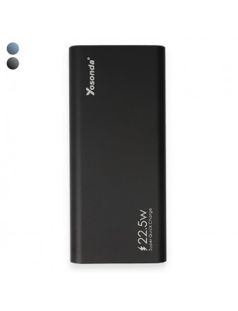 Yosonda A51 22.5W 20000 mAh QC3.0 Led Ekranlı Powerbank